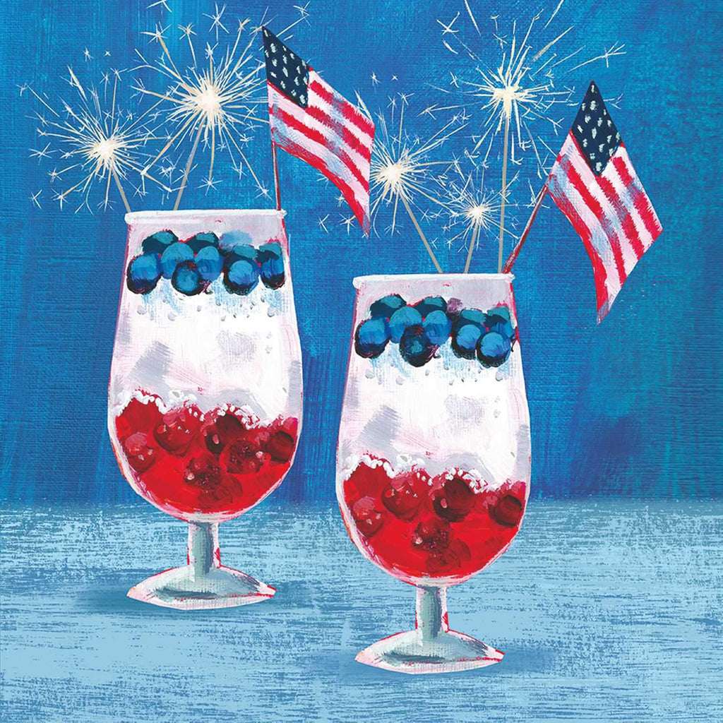 BEVERAGE NAPKINS -PATRIOTIC PARFAIT