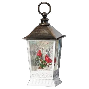 GLOBE #6 -9.5"H LIGHTED SWIRL LANTERN