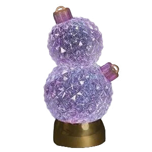 GLOBE #34 - 9.5"H LIGHTED SWIRL ORNAMENTS