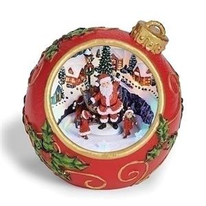 MUSICAL VILLAGE #H - 6.5"H LED MUSICAL ORNAMENT