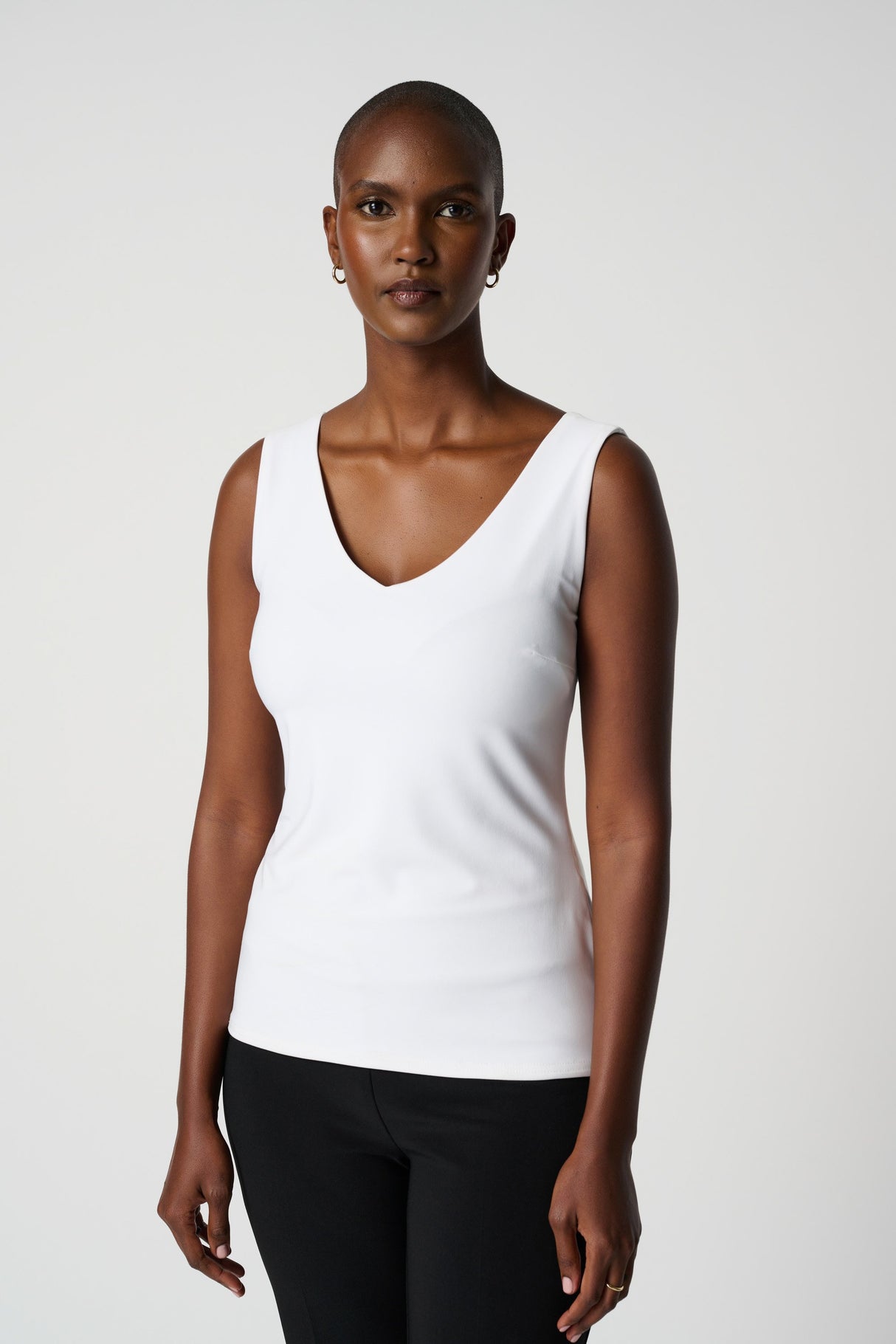 Classic V-Neck Cami - Vanilla