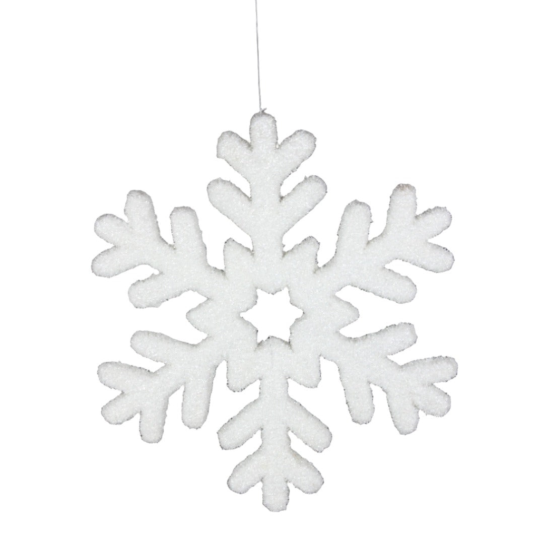 Snowflake Ornament 15.75" - White