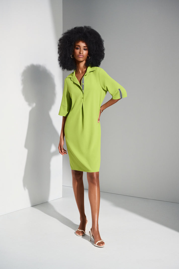 Eggshell Straight Shirt Dress - Greenery