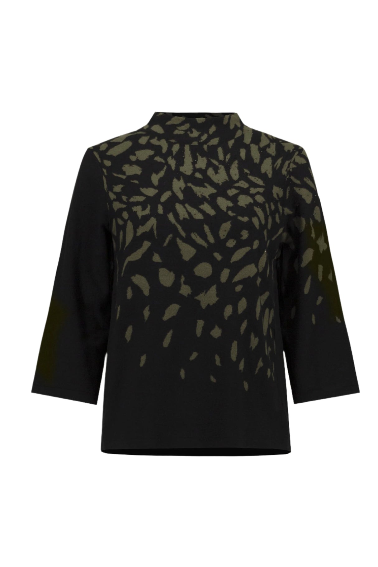 Jacquard Animal Print Sweater