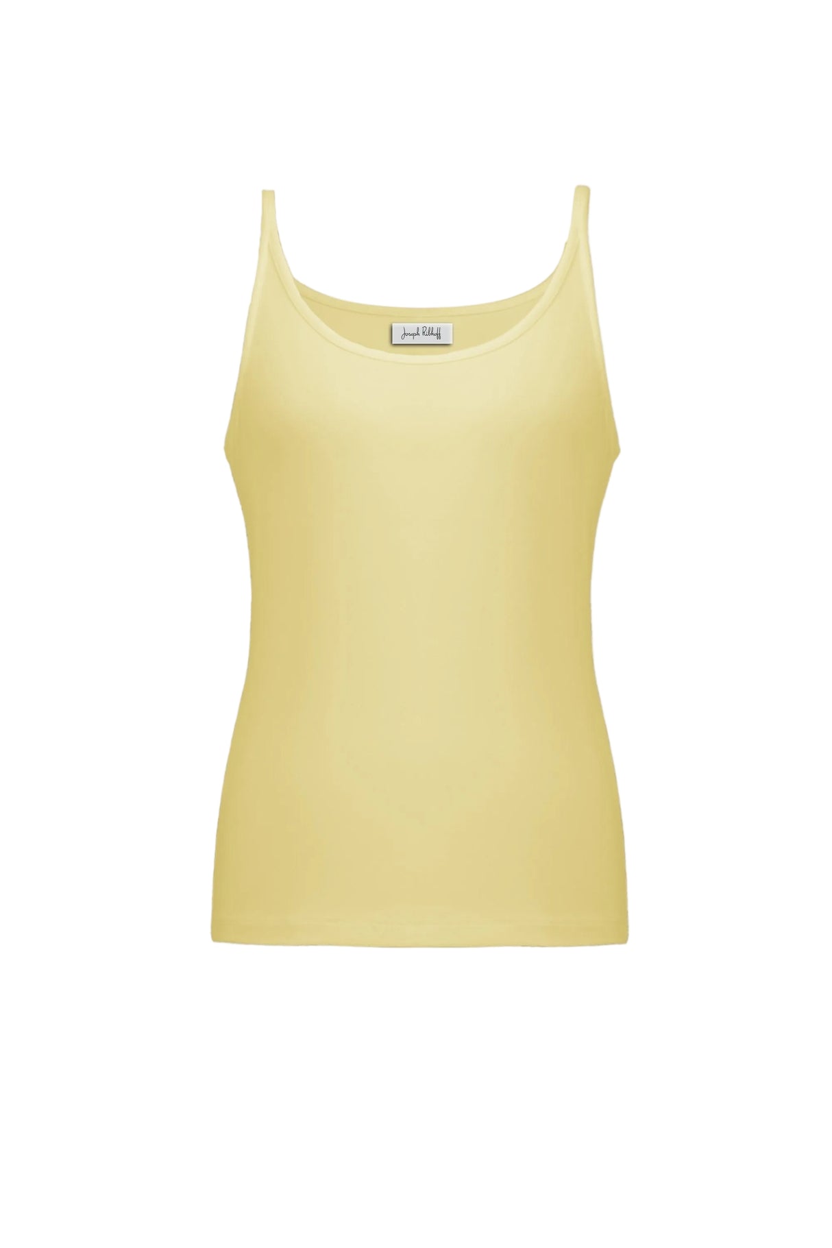 Silky Knit Fitted Camisole in Mellow Yellow