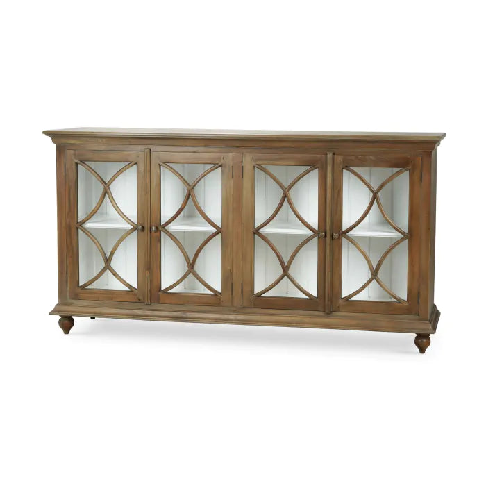 Hamilton 4 Door Buffet In Straw Wash & Architectural White