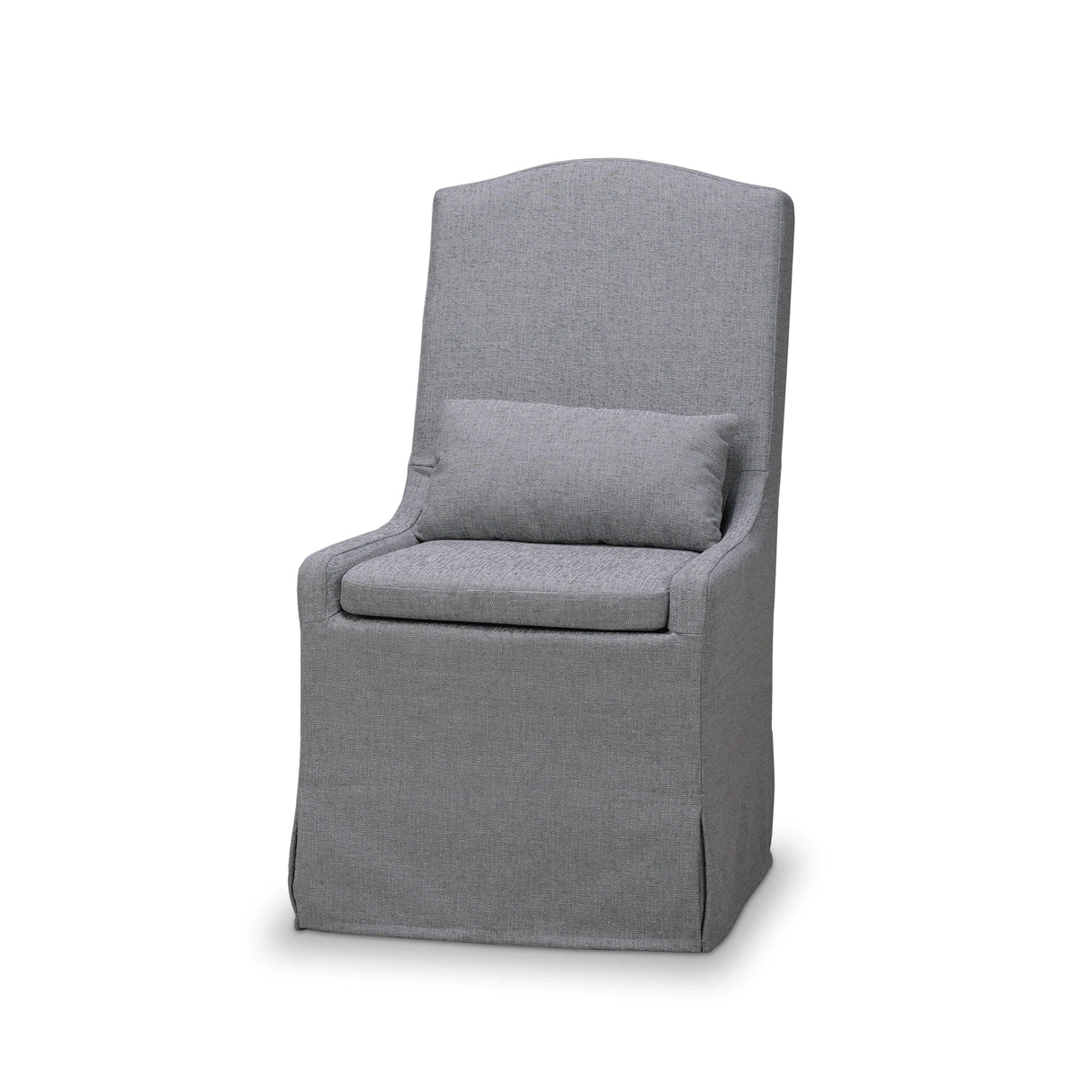 Sierra Slipcovered Dining Chair w/ Castors