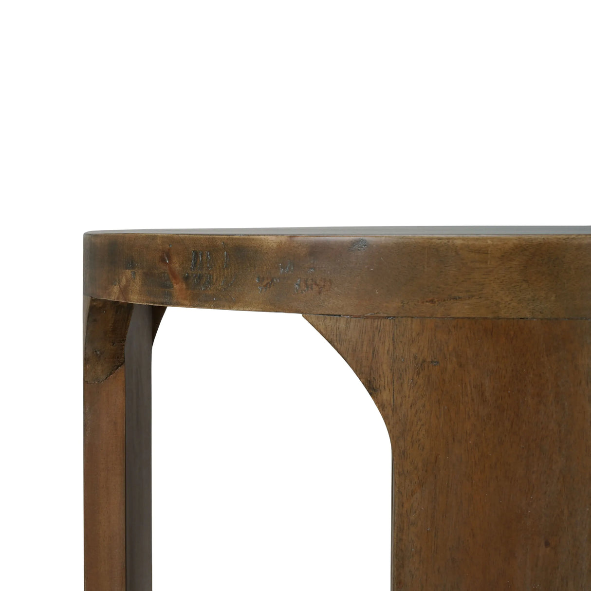 Corte End Table – Straw Wash Finish, Modern Natural Wood Accent Table