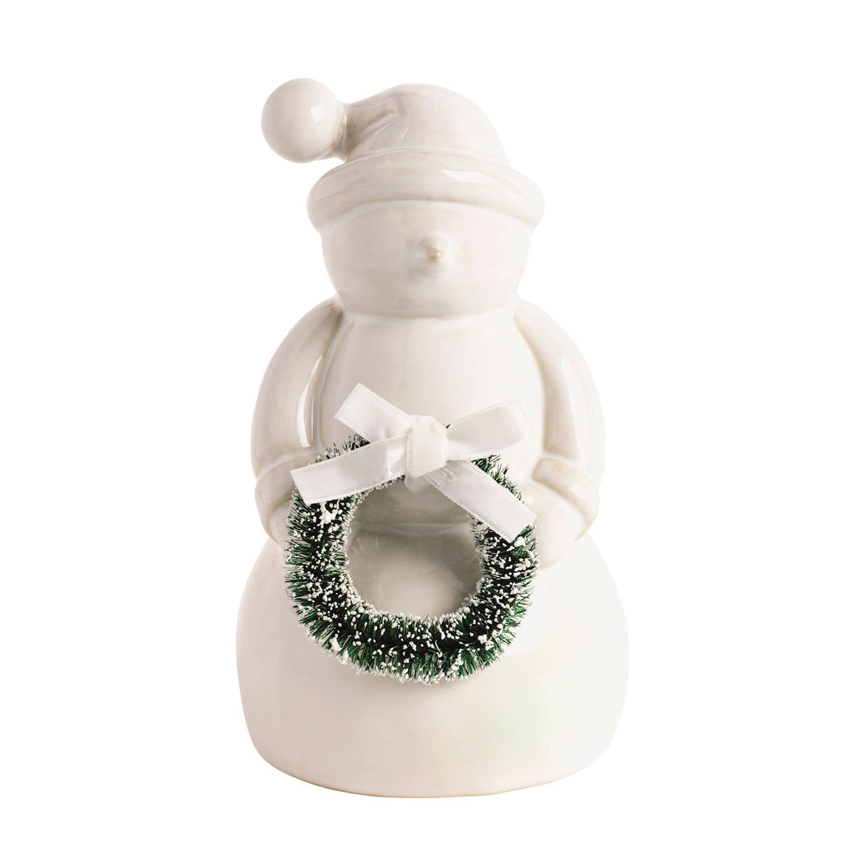 SM CERAMIC WHITE SNOWMEN