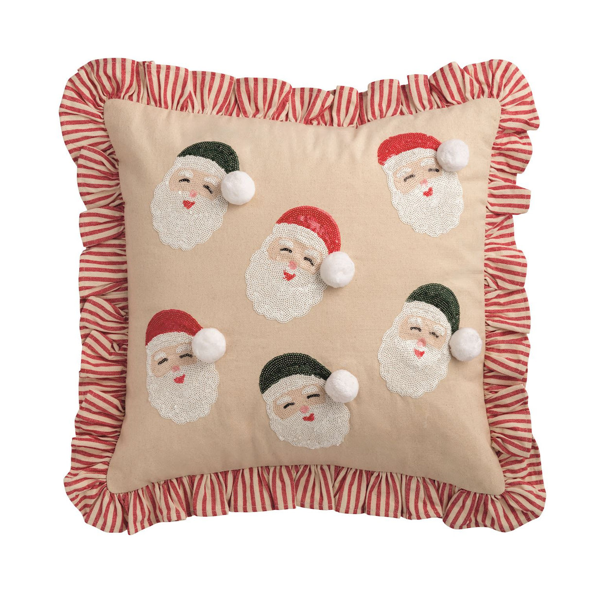 Santa Sequin Pillow