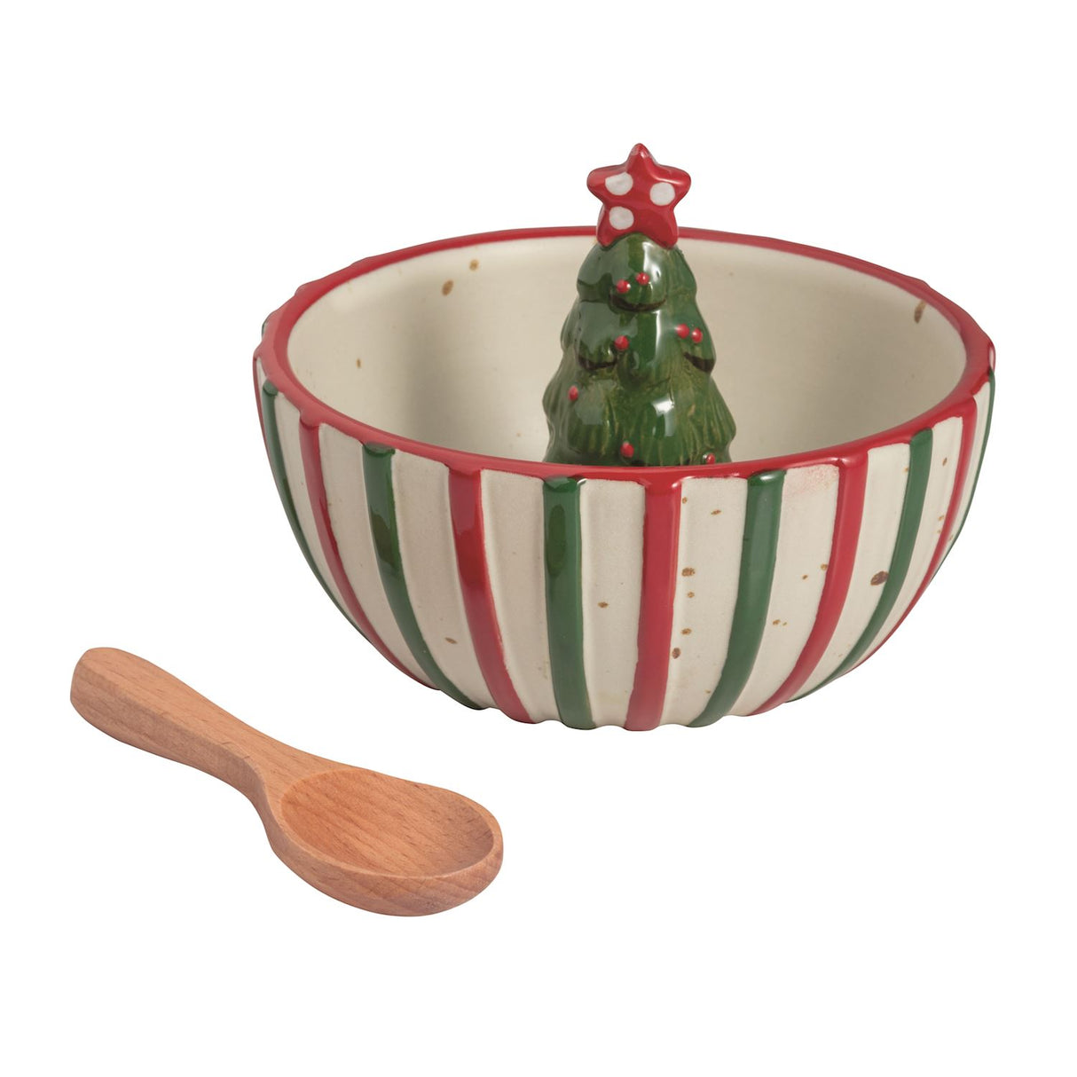 TREE FARM XMAS CANDY DISH