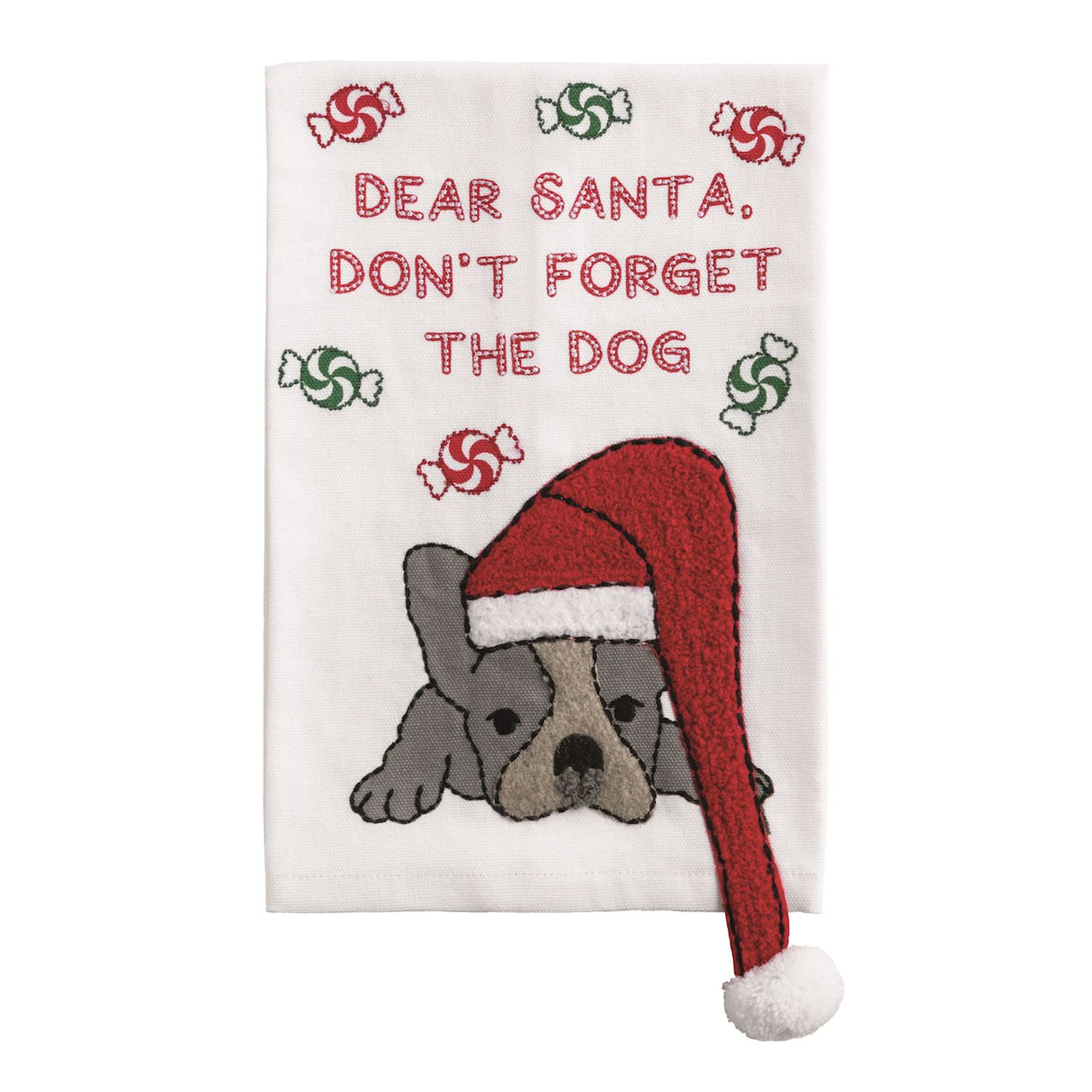 DEAR XMAS PET DANGLE TOWEL