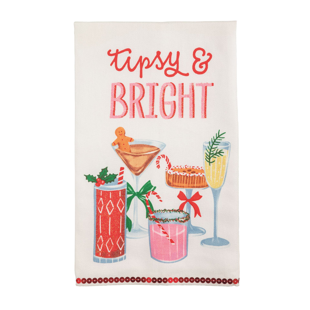 Tipsy & Bright Glitter Towel