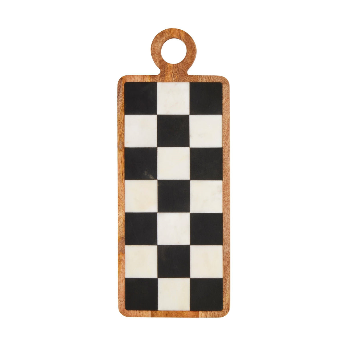 Checkered Wood Rectangle Board