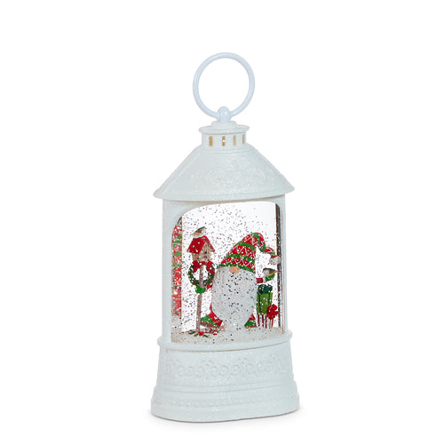GLOBE #56 -8.25" Winter Wonderland Gnome Lighted Water Lantern
