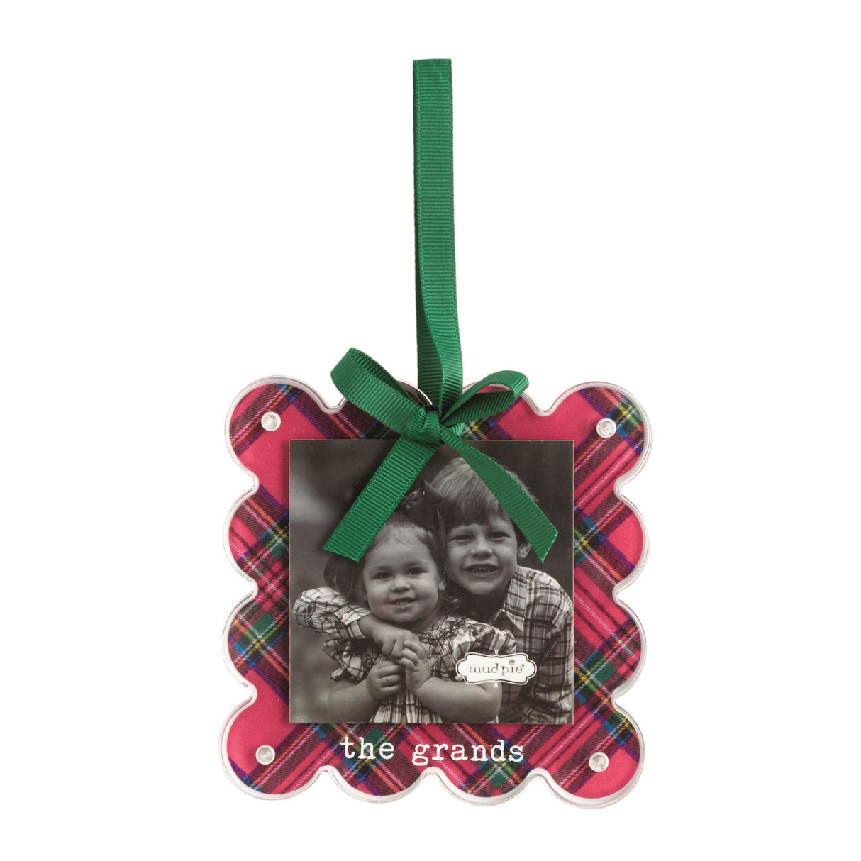 The Grands Tartan Photo Ornament