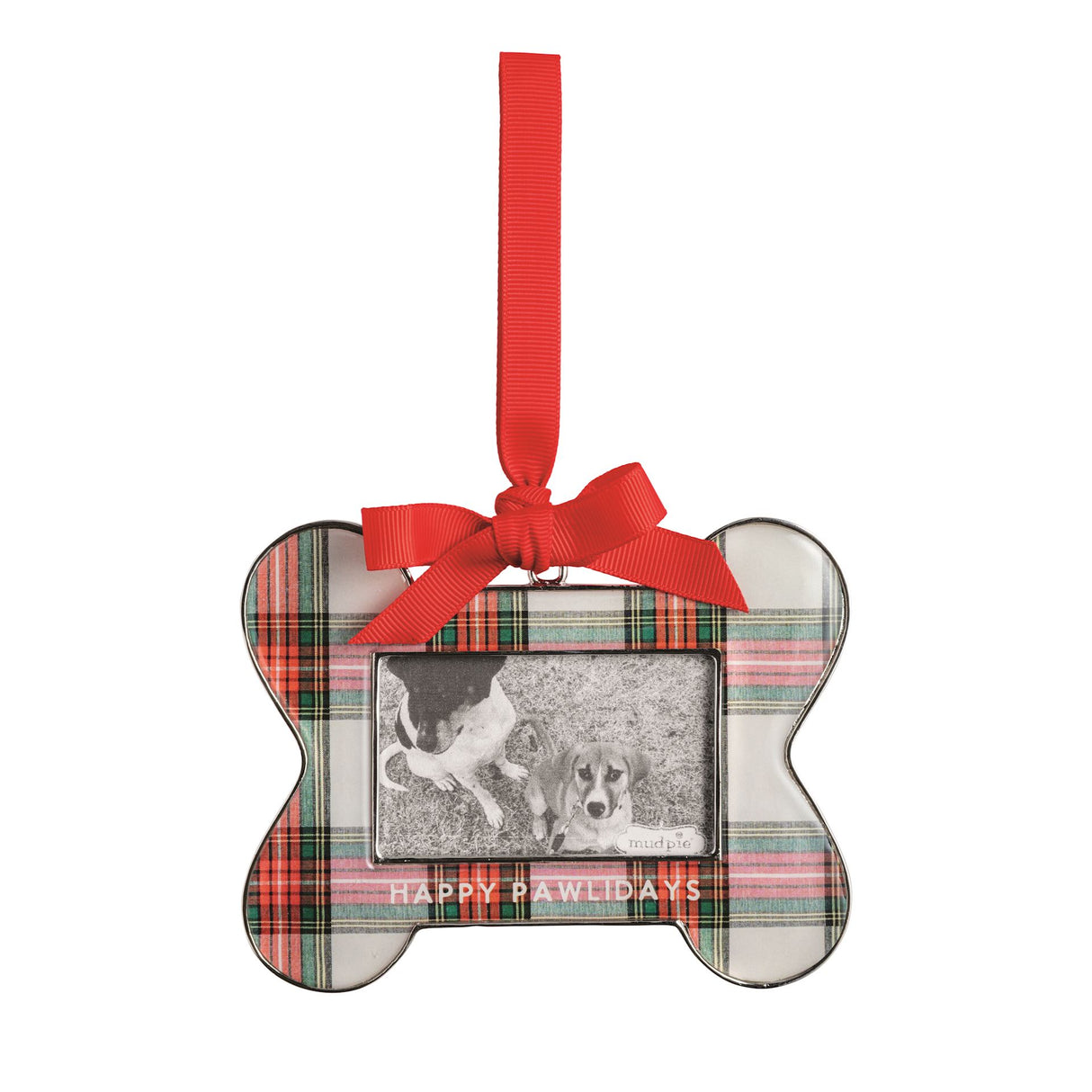 Happy Pawlidays Bone Frame Ornament