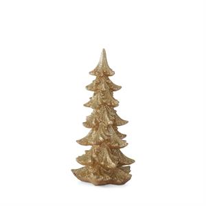 Gold Glittered Resin Christmas Trees