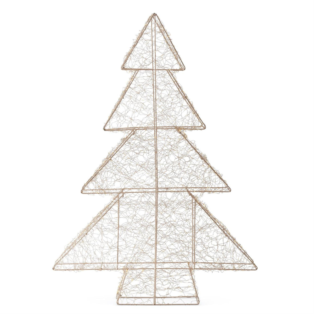 39 Inch Electric LED Silver Christmas Tree
