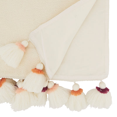 White Tassel Runner 16 x 72
