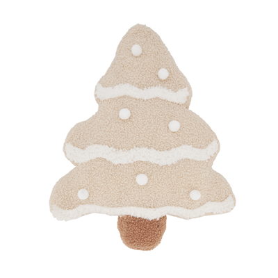 Christmas Tree Pillow - Poly Filled - Natural - Oblong - 13"x17"