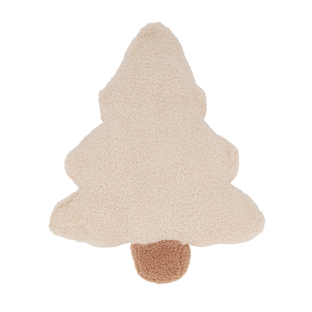 Christmas Tree Pillow - Poly Filled - Natural - Oblong - 13"x17"