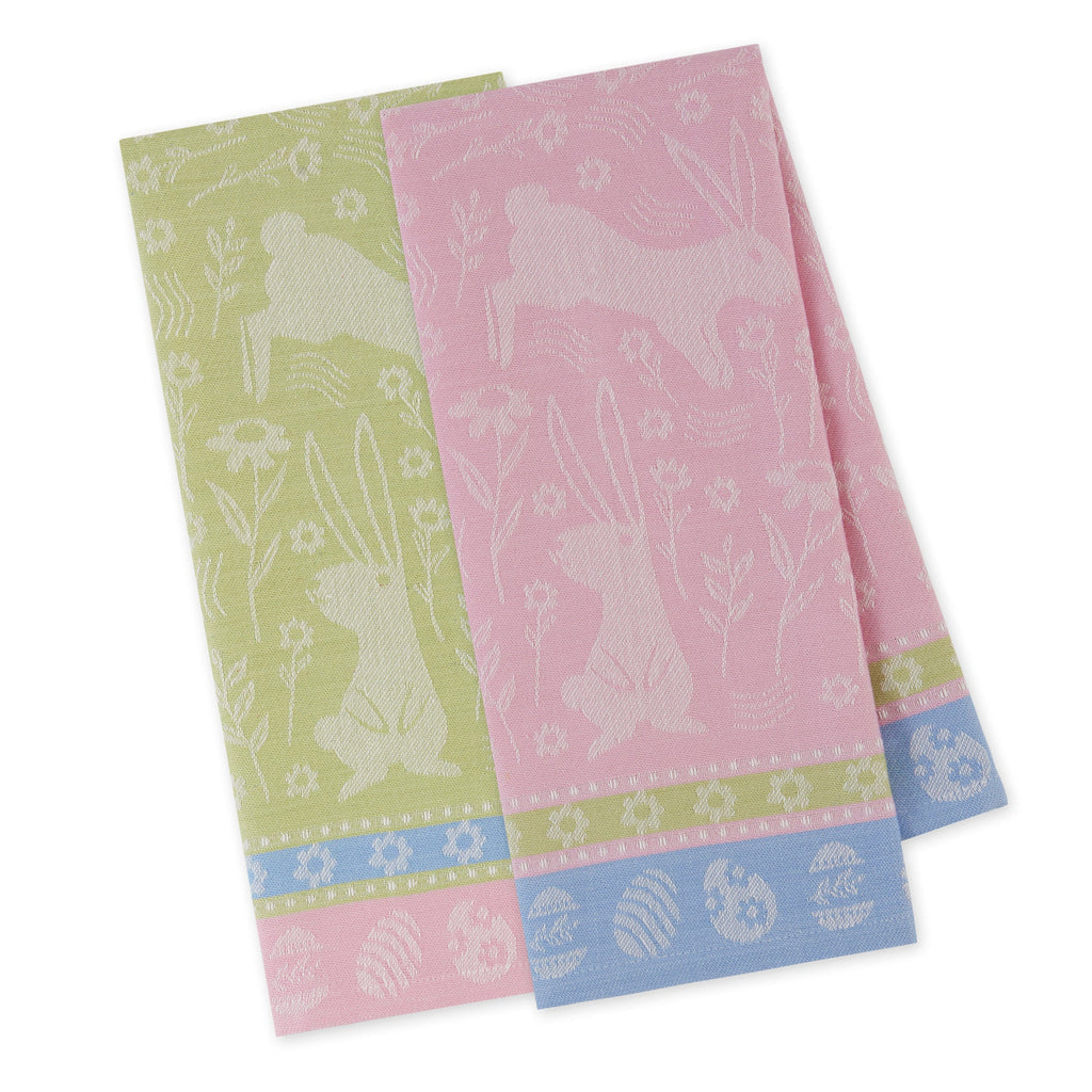 Bunny Meadows Jacquard Dishtowel