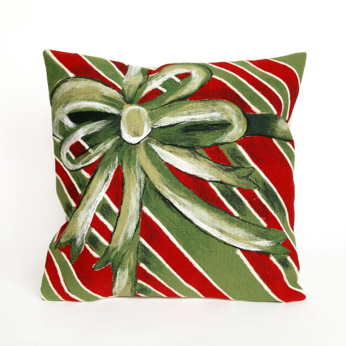 GIFT BOX GREEN - 20"X20" Indoor + Outdoor Pillow