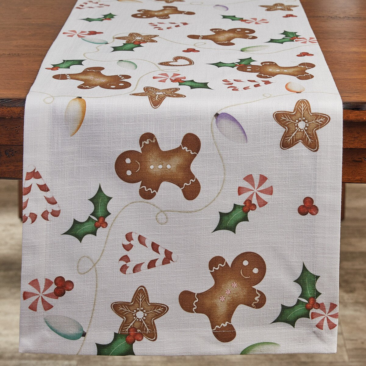 Gingerbread Table Runner 15x72