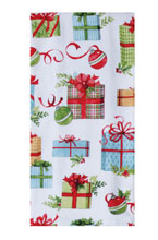 Christmas Morning Gift Toss Dual Purpose Towel