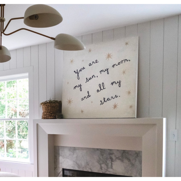 Sugarboo & Co. My Sun, My Moon Art Print - Framed 24" x 24"