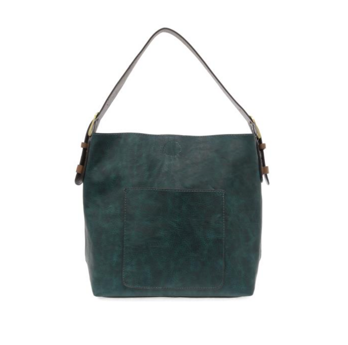 Vivid Deep Teal Hobo Coffee Handle Handbag
