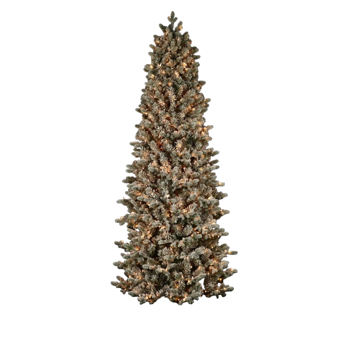 7.5" Noble Pole Flocked Fir