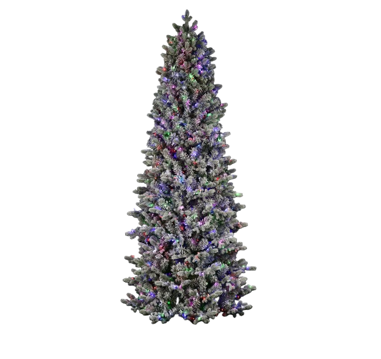 7.5" Noble Pole Flocked Fir
