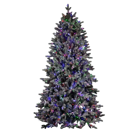 9" Nordic Flocked Fir