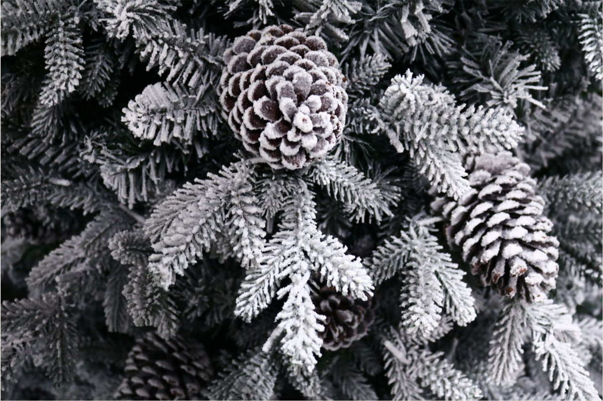 7' Woodland Flocked Fir