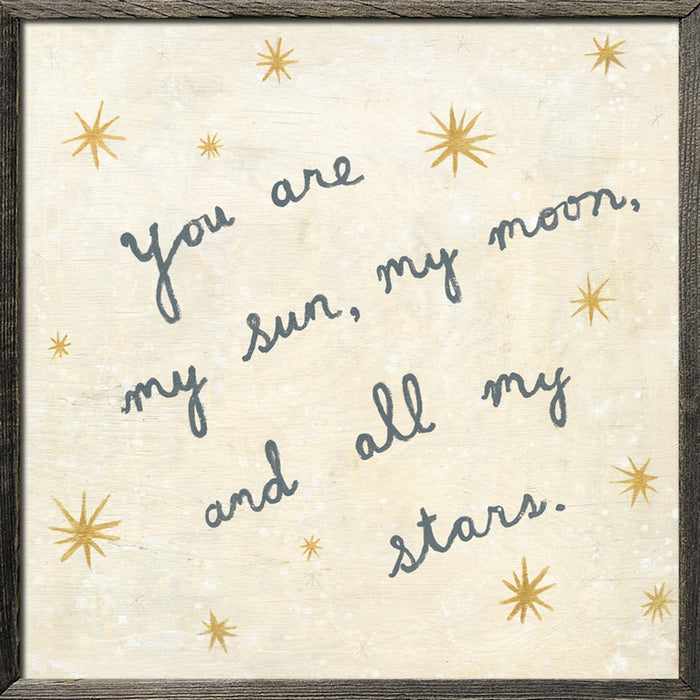 Sugarboo & Co. My Sun, My Moon Art Print - Framed 24" x 24"