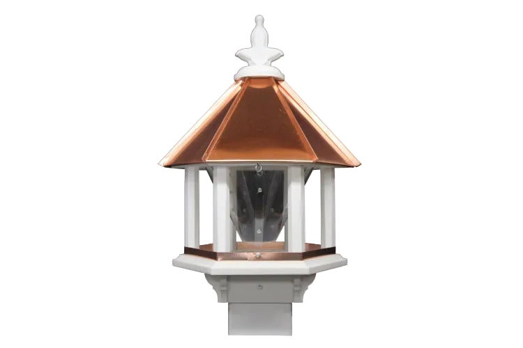 Hexagon Birdfeeder with Copper
