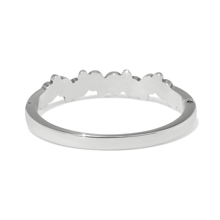 Constella Hinged Bangle - Silver