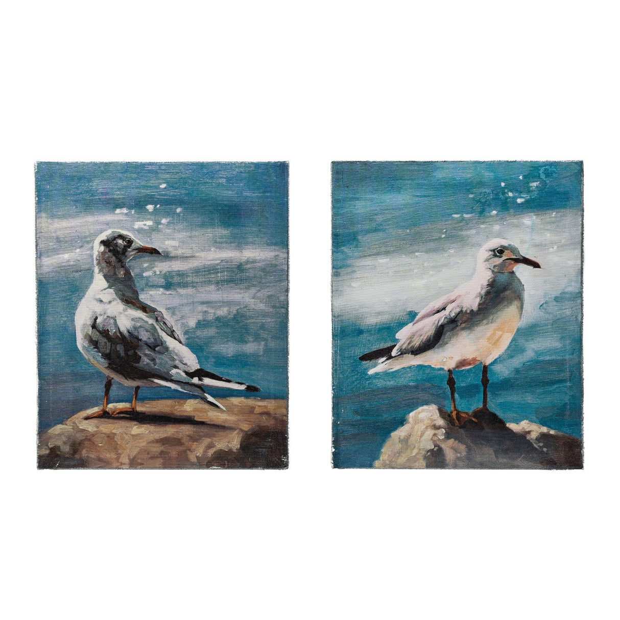 Canvas Wall Décor w/ Seagull, 2 Styles ©