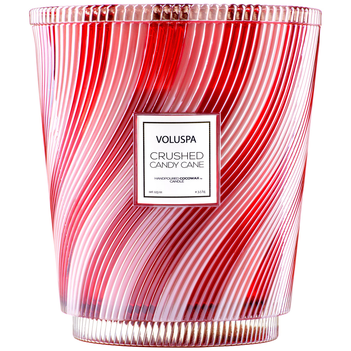 Crushed Candy Cane 5W Hearth Candle