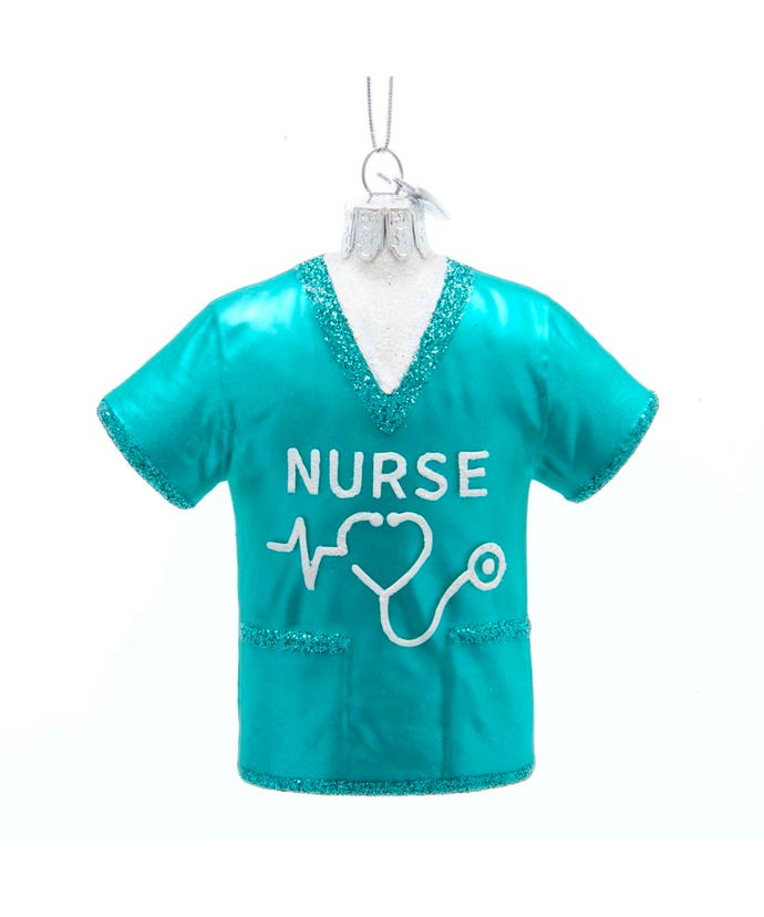 4.25"NOBLE GEMS NURSE SCRUBS SHIRT