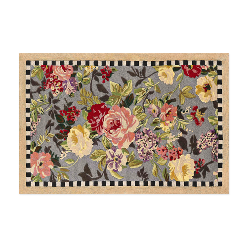 Tudor Rose 2' X 3' Washable Rug