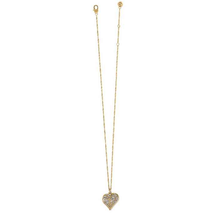 Trust Your Journey Heart Necklace
