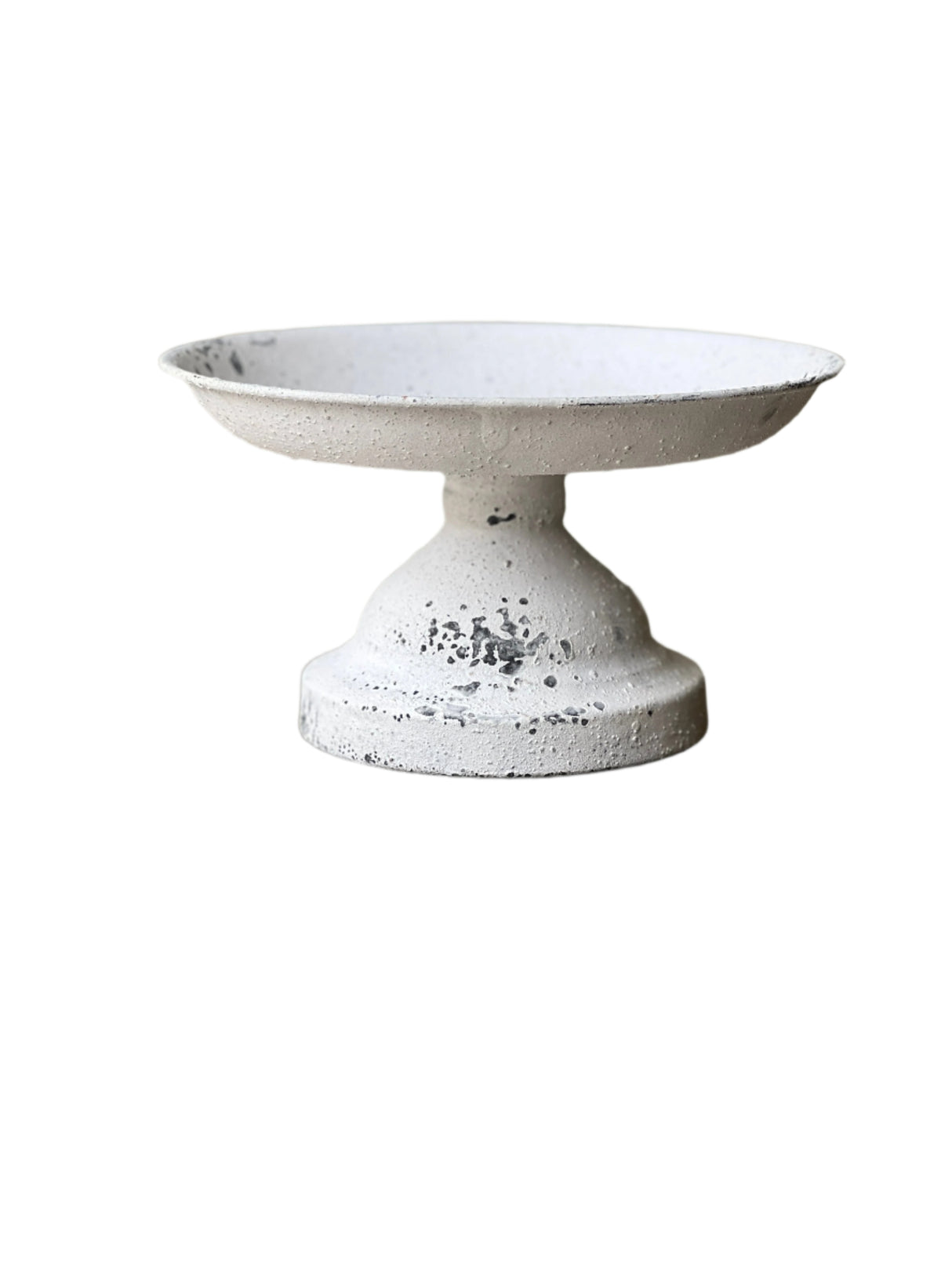 8.25" Cream Pedestal Plate