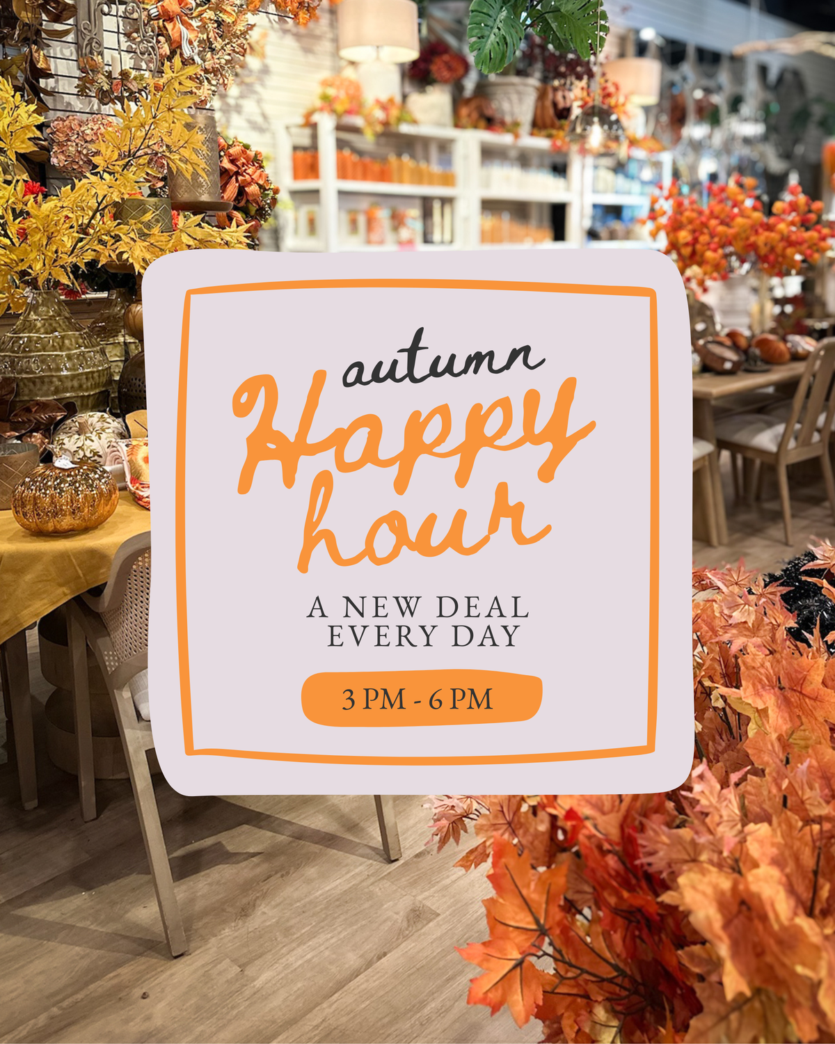 Autumn Happy Hour