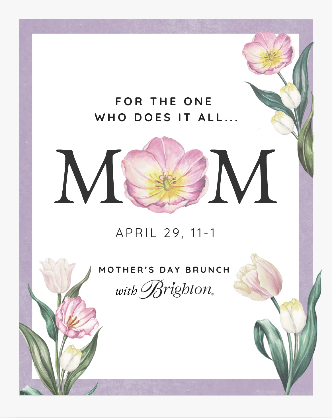 Mother's Day Brunch with Brighton
