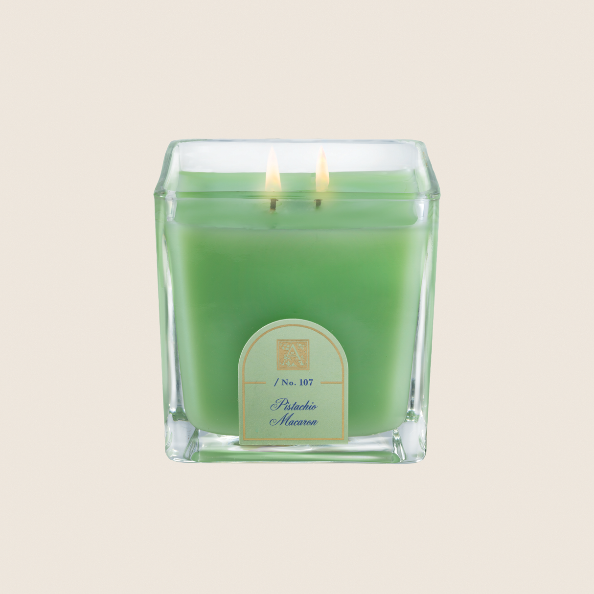 Pistachio Macaroon 12 oz. Cube Candles