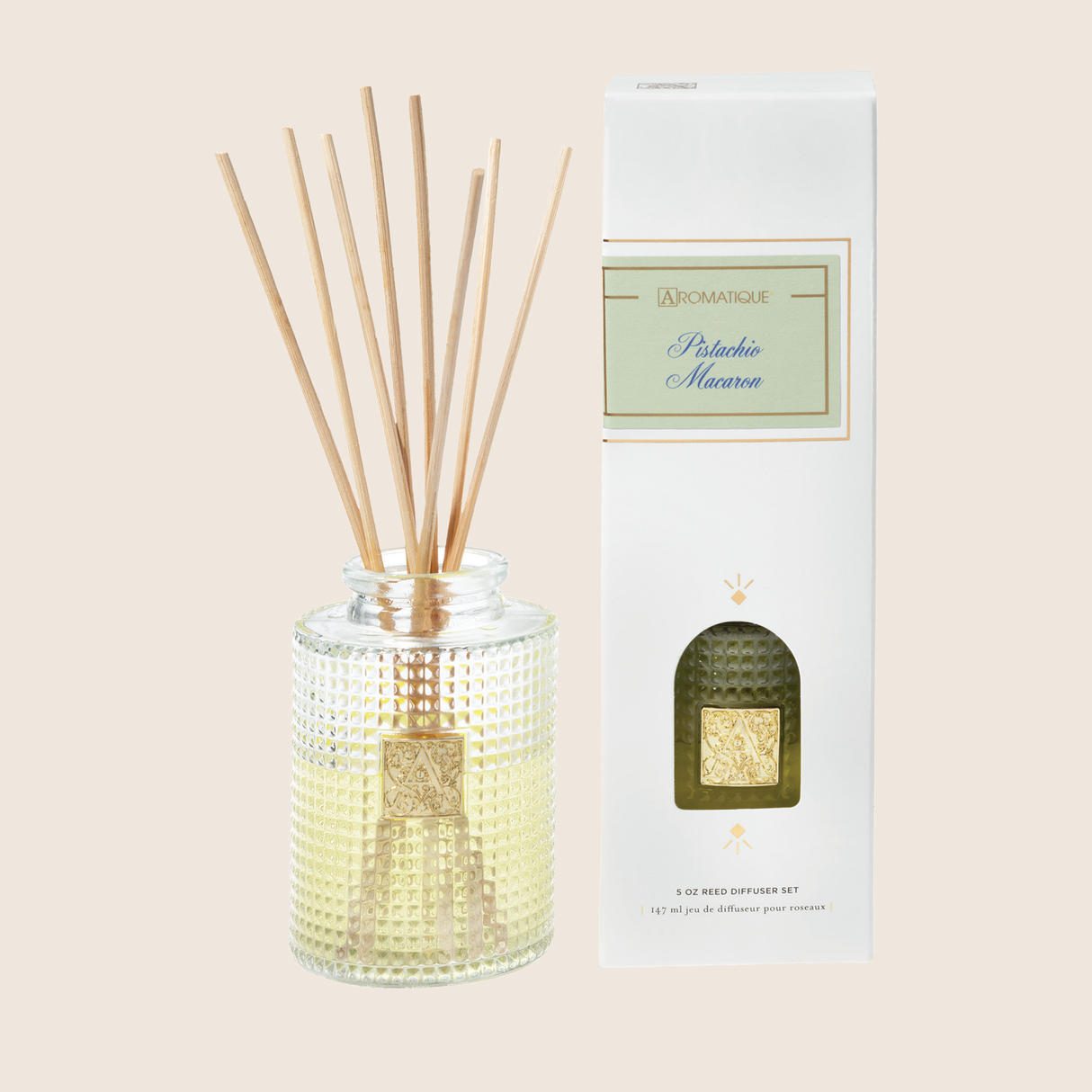 Pistachio Macaroon Reed Diffuser Set