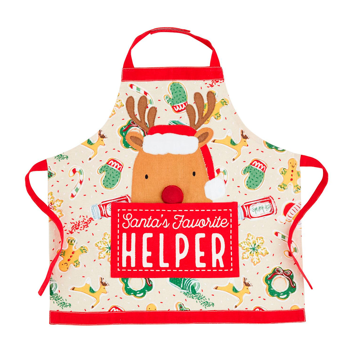 LIGHT UP REINDEER APRON